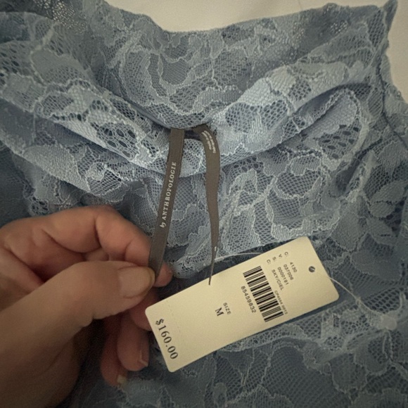 Anthropologie Blue Lace Dress - Picture 8 of 11